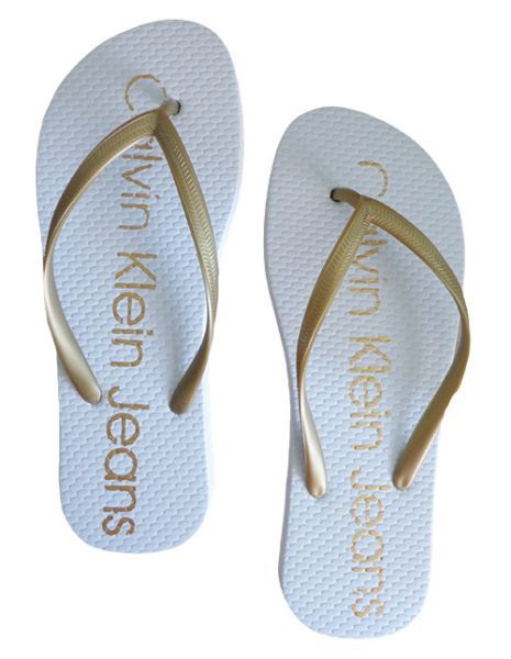 Chinelo Feminino Calvin Klein Branco