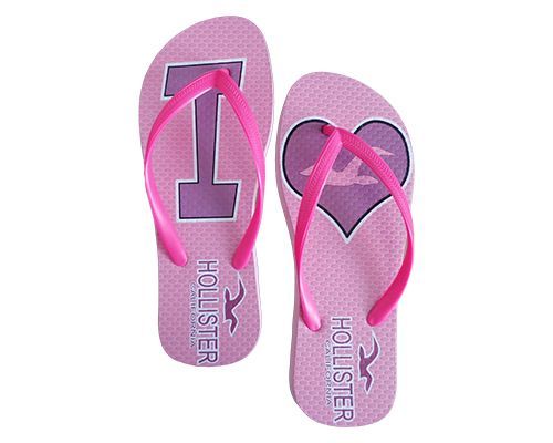 Chinelo Feminino Hollister Rosa